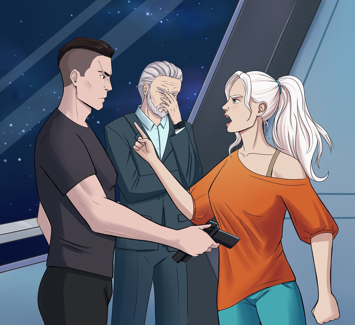 Автор иллюстрации Ступая через лес