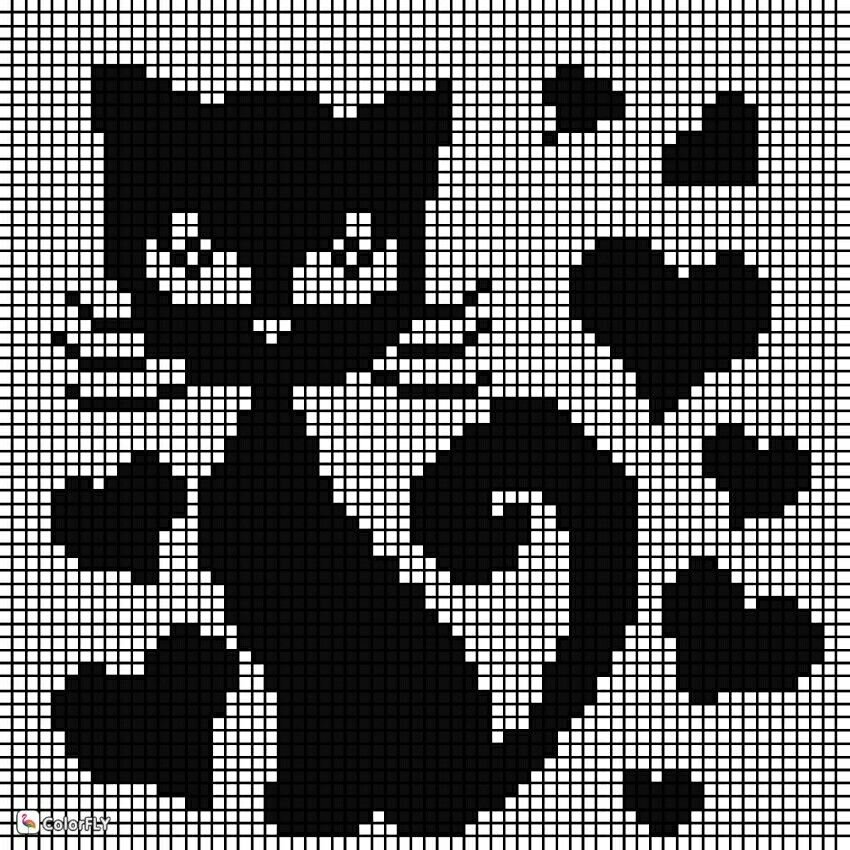 Кошка схема. Жаккардовые узоры кошки. Вышивка крестом монохром кошки. Жаккардовый узор котенок. Филейный узор кошки.