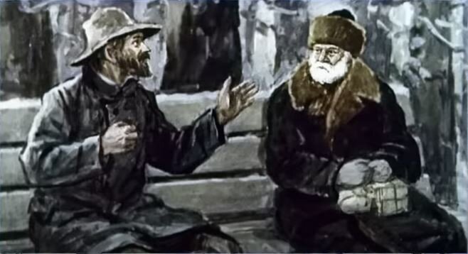 Эскиз к рассказу А. И. Куприна «Чудесный доктор». (Скриншот / youtube.com)