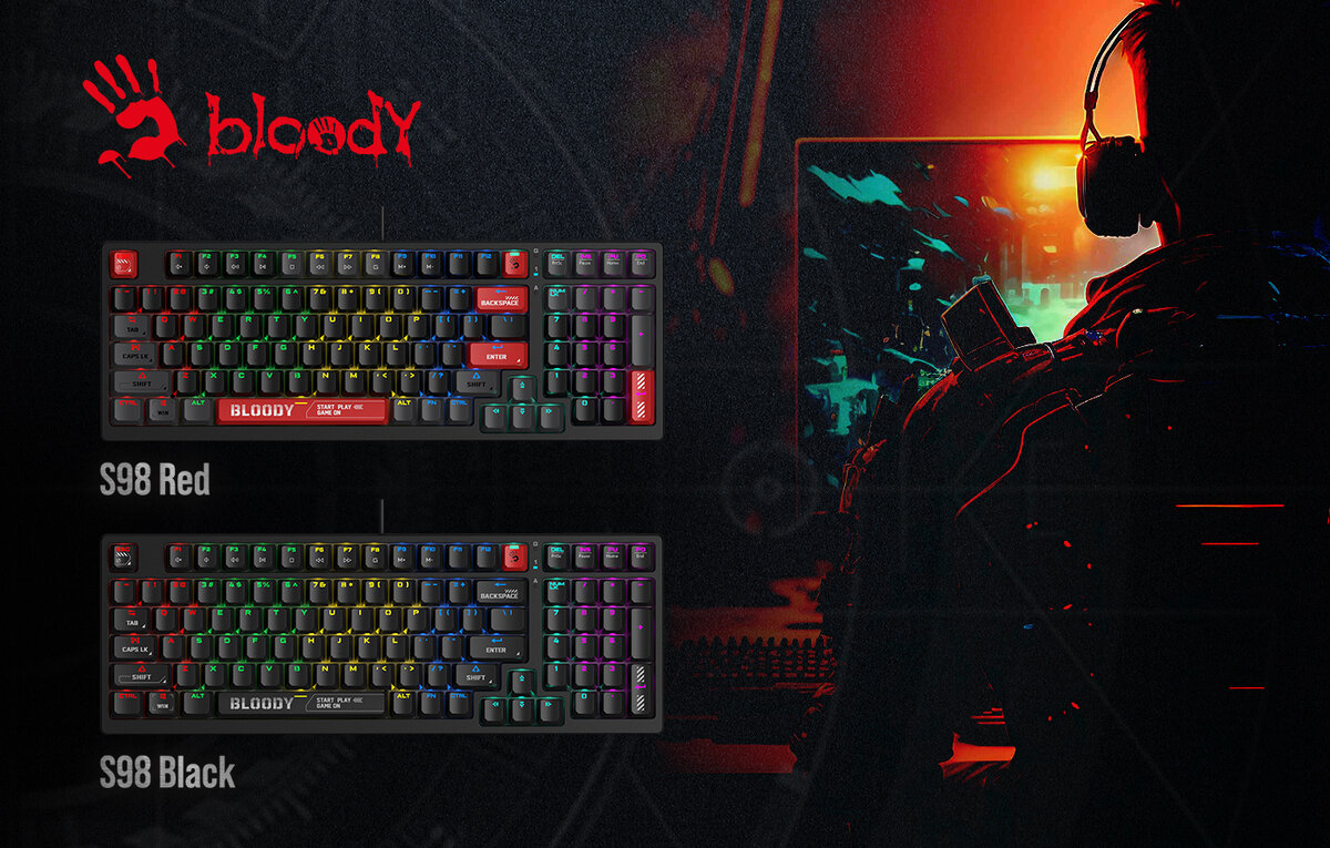 Bloody 98. Клавиатура блади красная. S98 bloody клавиатура. A4tech bloody s98 naraka. Компания bloody.