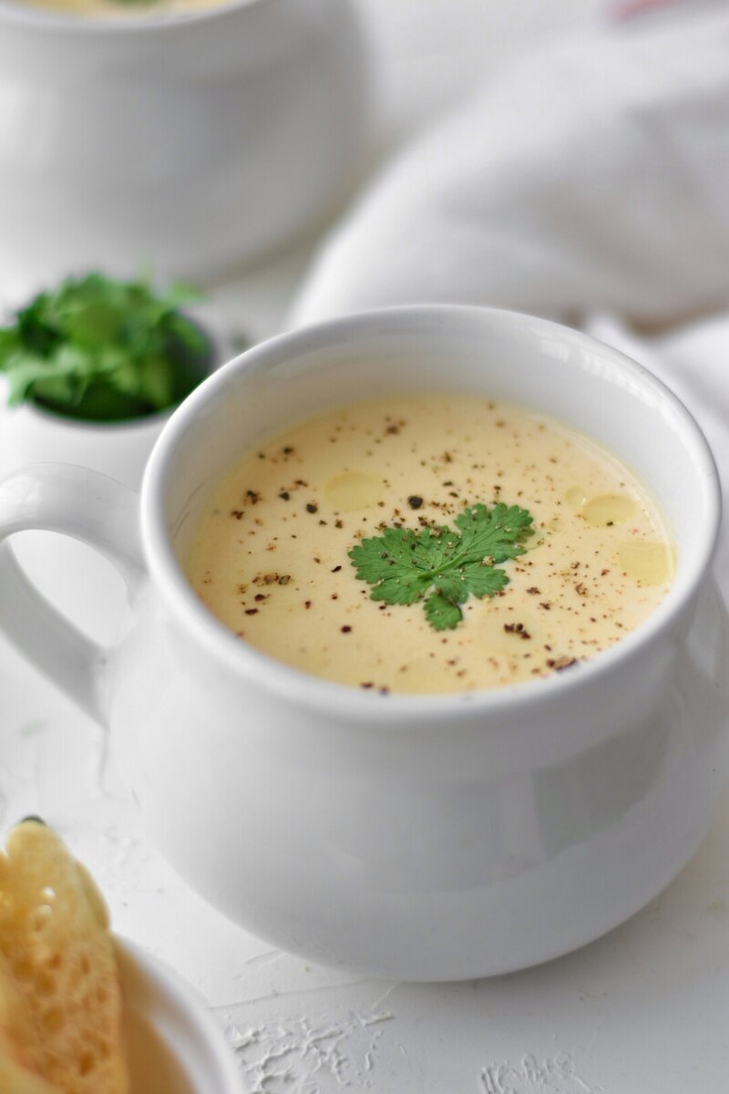 Сырный крем-суп с курицей, пошаговый рецепт с фото от автора Елена Чазова