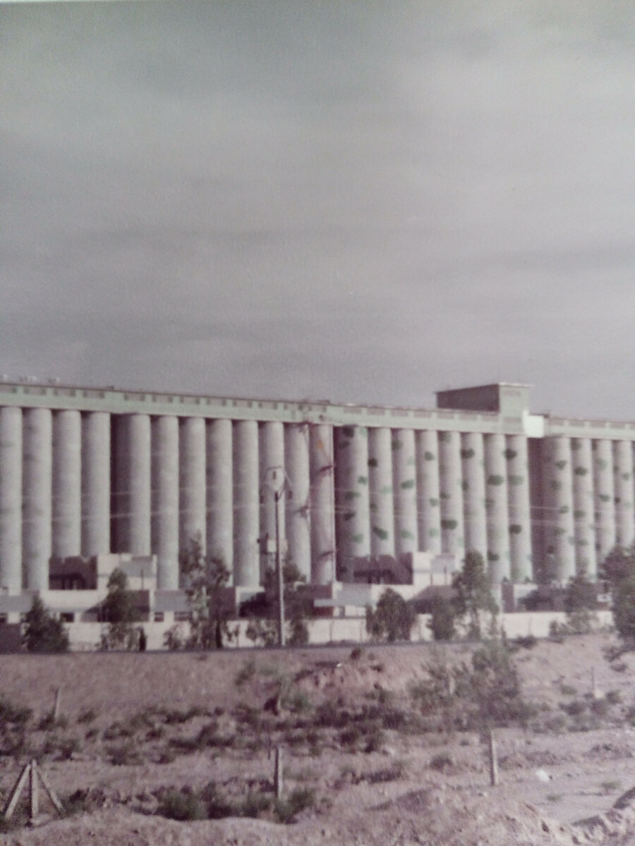Ирак.1978г.Элеватор,построенный СССР.