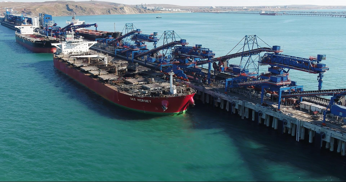 Навалочный терминал в порту Тамань. Фото с сайта ОТЭКО