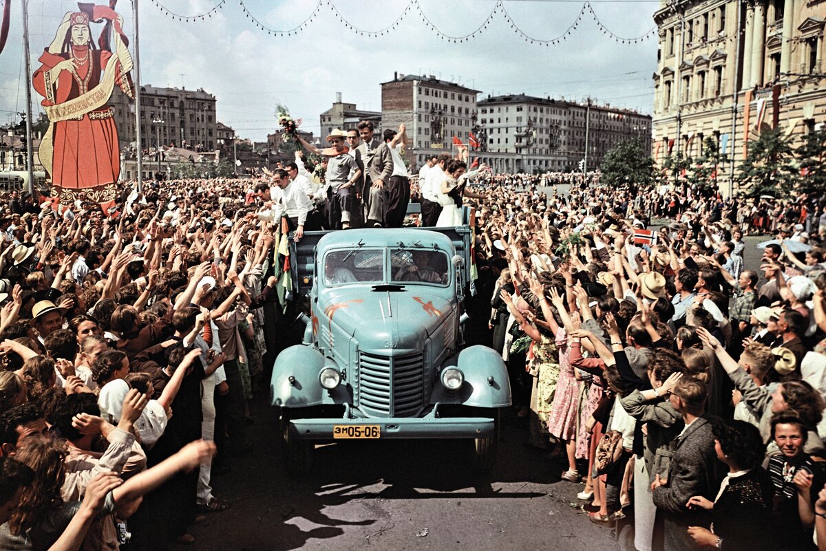    VI Всемирный фестиваль молодежи и студентов в Москве. 1957 год, / Иван Шагин / РИА Новости