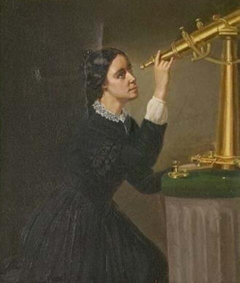 Портрет Марии Митчелл работы Х. Дассел, 1851. Википедия