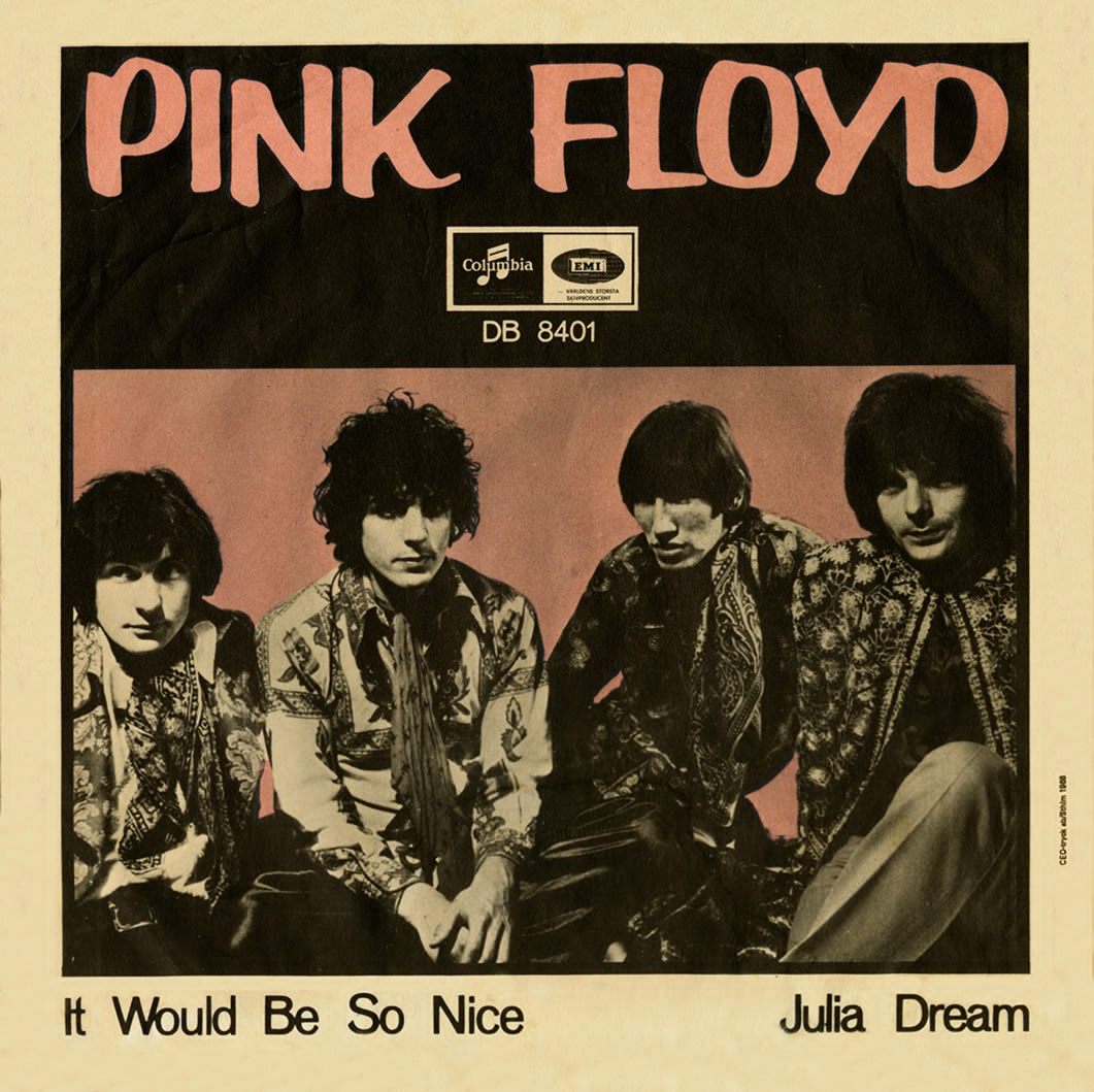 Pink floyd julia. Julia Dream Pink Floyd. Обложки пластинок Пинк Флойд. Pink Floyd it would be so nice. Обложка альбома Pink.