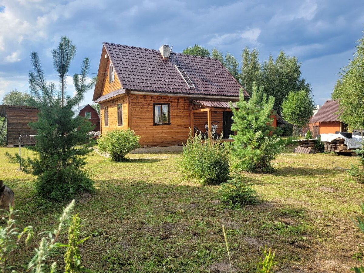 Наш дом из бруса в Ленинградской области