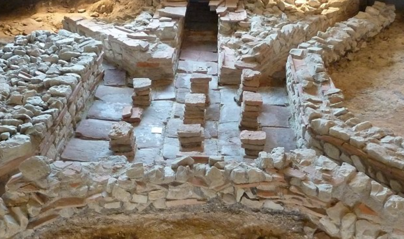 Фрагмент римского гипокауста, Вики