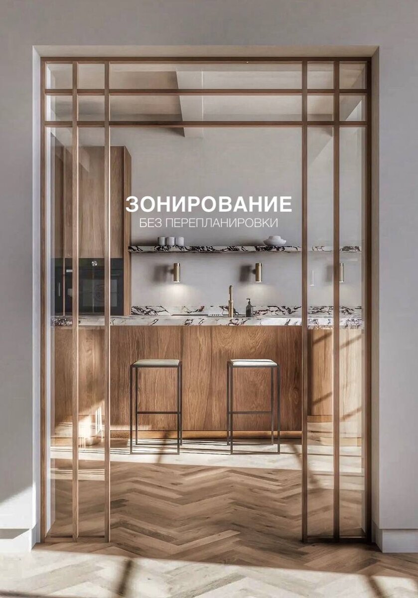 Зонирование помещения