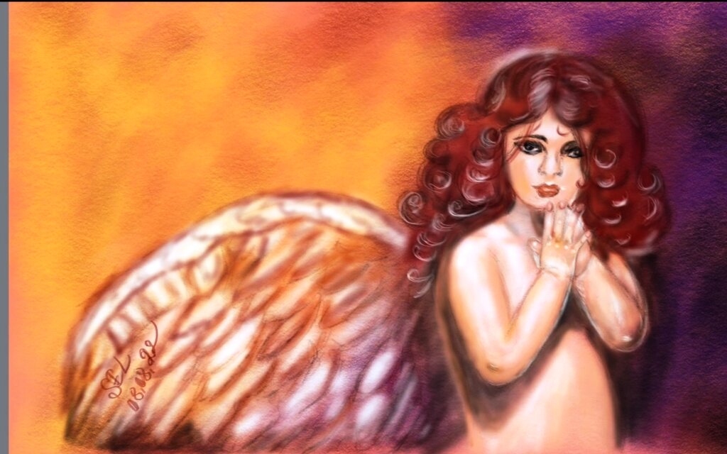 Крылья ангела рисунок. Алена Ангелочек вот. Как я вижу ангела. Картинка где ребенок видит ангелов.
