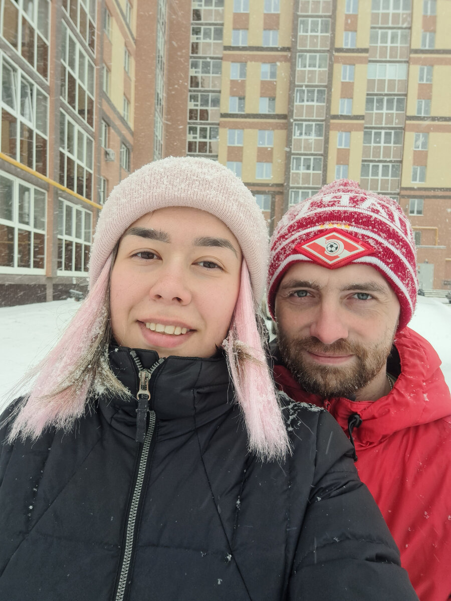 Стоим тут красивые