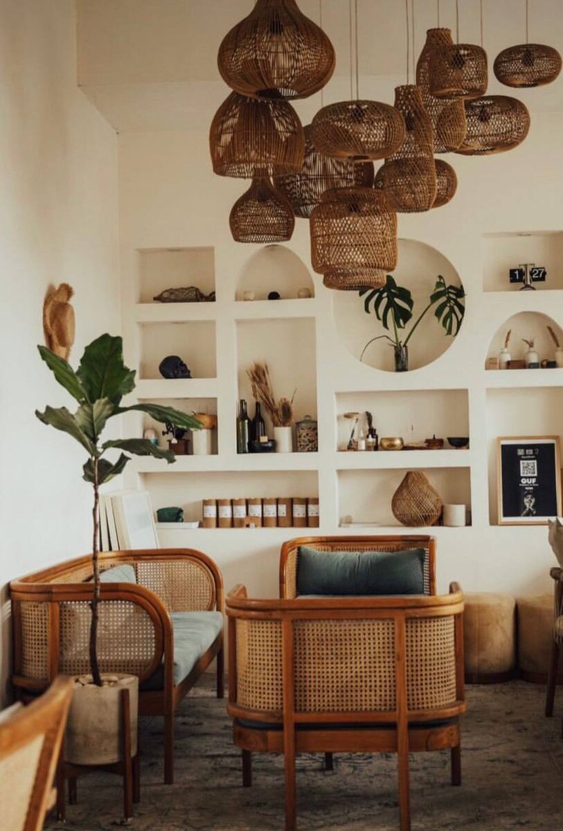 Интерьер кафе на о. Бали