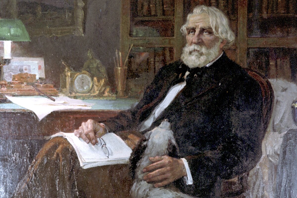    Портрет И.С. Тургенева работы художников братьев Курнаковых. / РИА Новости