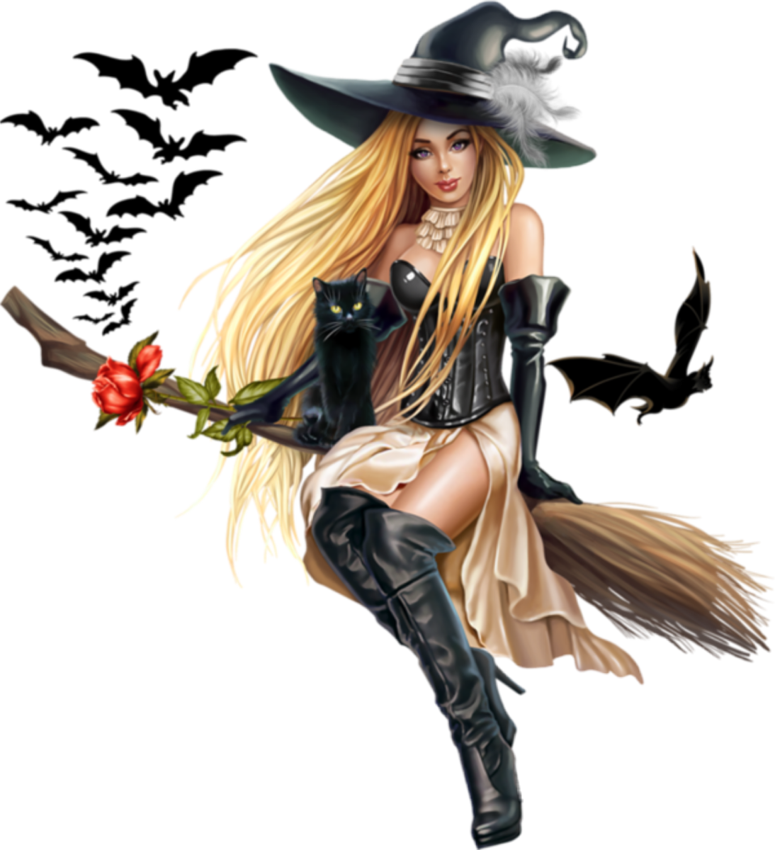 Изображение взято из открытых источников. 
Героиня рассказа вымышленный персонаж, но очень похожа на изображение и даже кошка у нее черная.