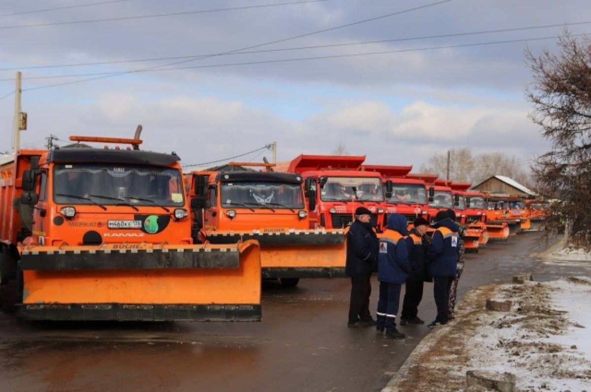   800 тонн соли для дорог запасли на зиму в Иркутске