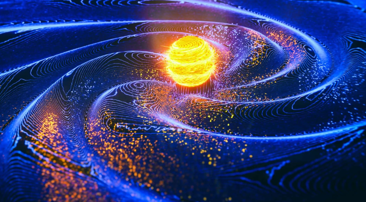 Сверхмассивная чёрная дыра в центре галактики. Искривление пространства. Реликтовые гравитационные волны. Теория эйнштейна ото. Гравитационные волны.