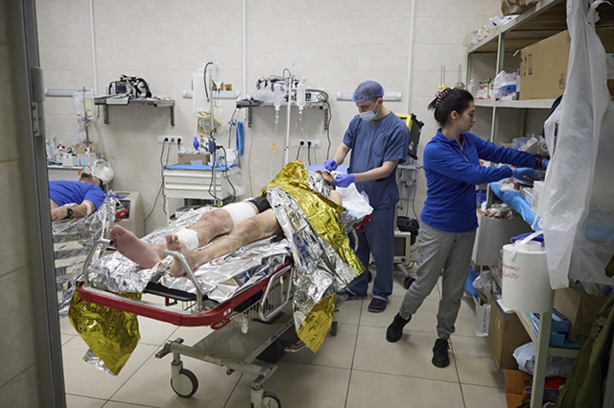    Военный госпиталь на Украине.