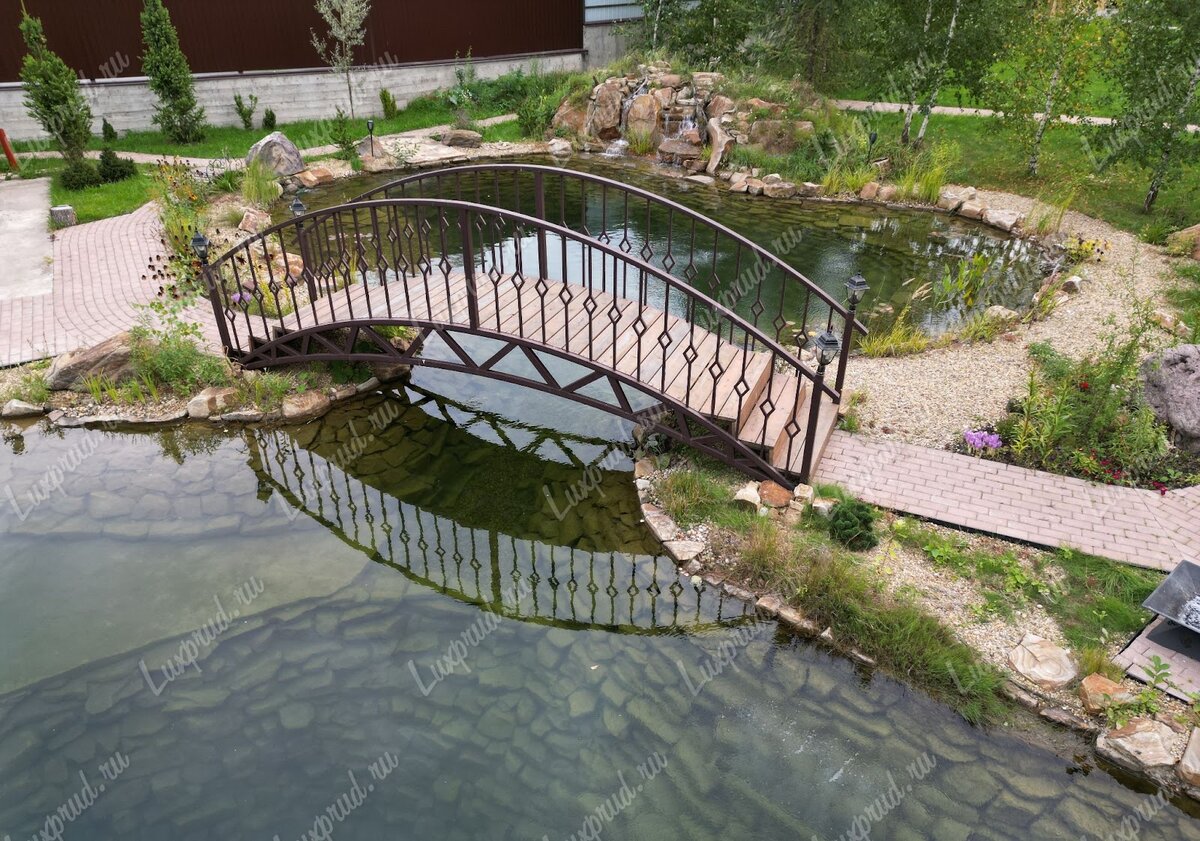 Пруд для плавания и рыбы в Аксаково