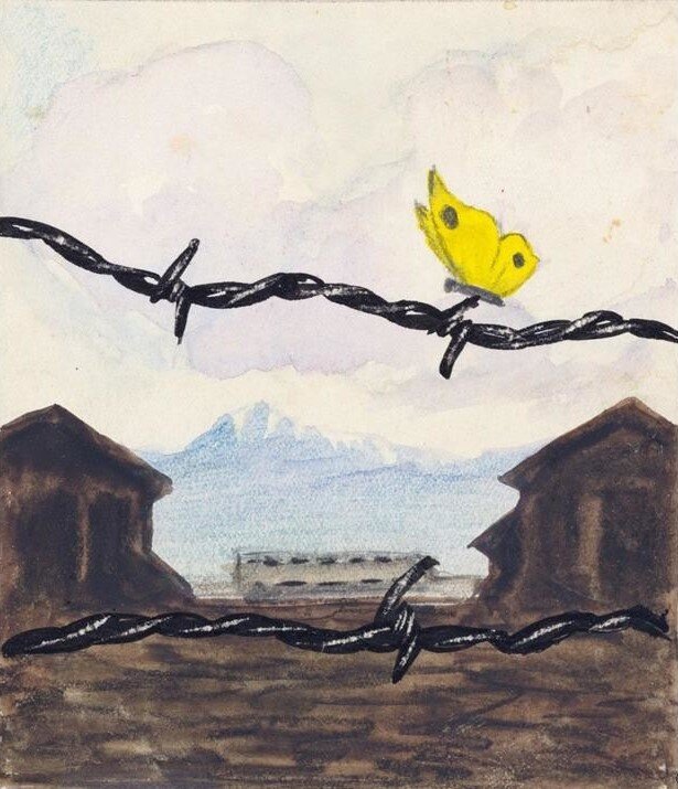 Работу "Одна весна"(1941)  художники  Карл Бодек и и Курт Конрад Лёв написали в концлагере Гюрс на территории оккупированной Франции. Они узники.
  В начале 2016 года в Берлине открылась выставка под названием «Kunst aus dem Holocaust» («Искусство Холокоста»). 