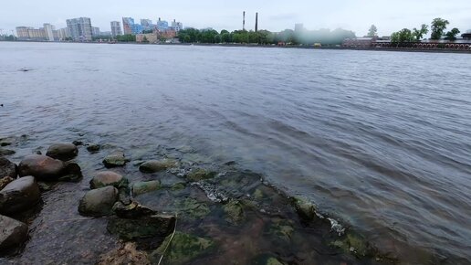 Вид с набережной Невы, возле проспекта Обуховской Обороны.