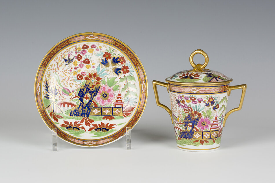 ������ ���� � �������. 1807-1813. A Barr, Flight & Barr. Worcester porcelain. ������