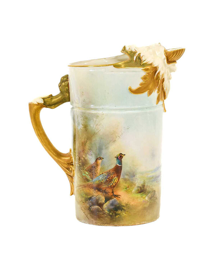 ���������� ������ � ������������ ����. 1907 ���, ROYAL WORCESTER. ������. ����� James Stinton