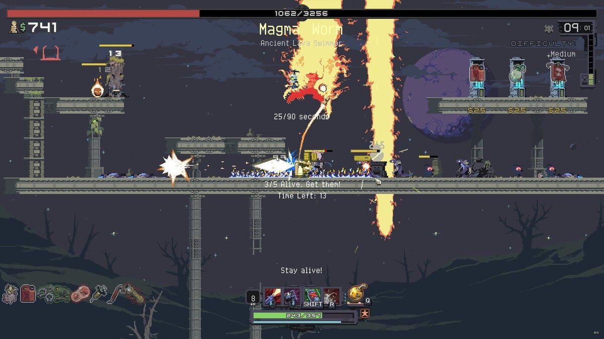 ✅Risk of Rain Returns остается тем же захватывающим платформером в стиле roguelike, что и раньше, но с новой окраской, большим количеством контента и некоторыми техническими обновлениями.-3