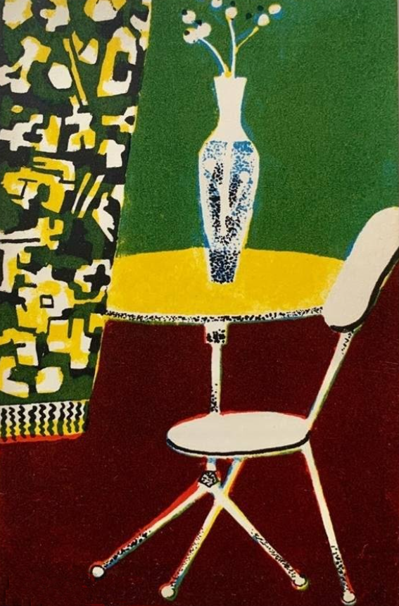 Литография 1961 года "Оттепель", автор А. Ведерников