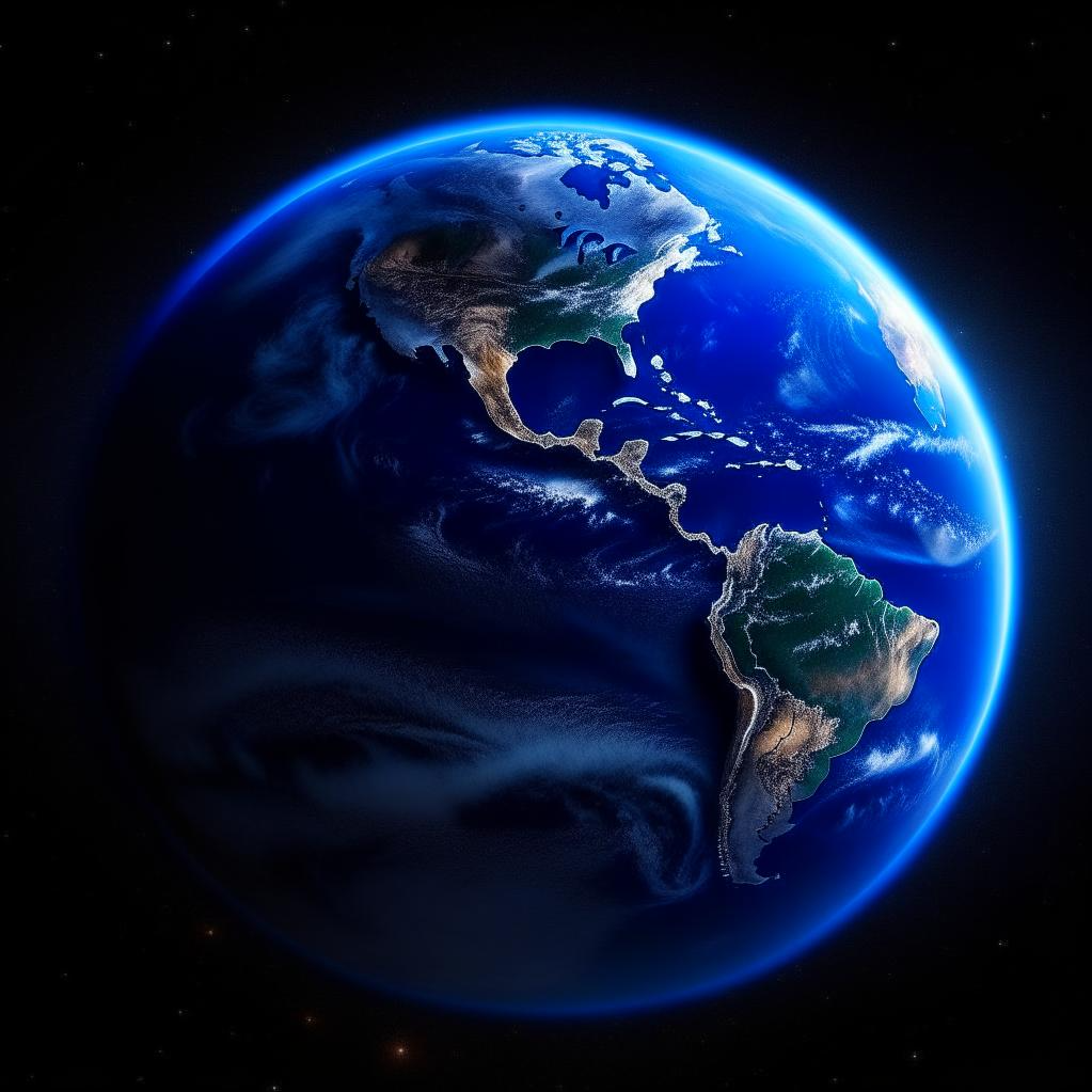 Планета Земля в мире нашего инопланетянина.