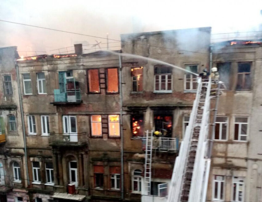   Пожар в доме Парамонова 9 ноября