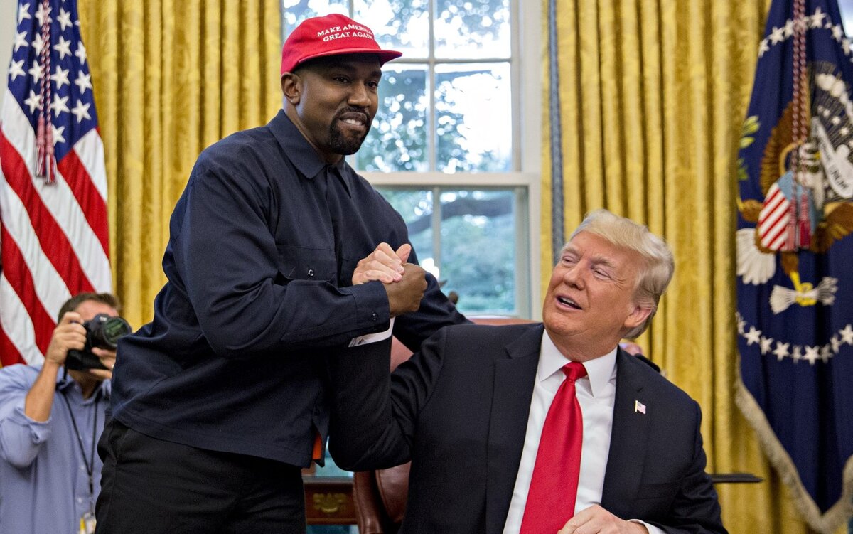 Канье Уэст и Дональд Трамп