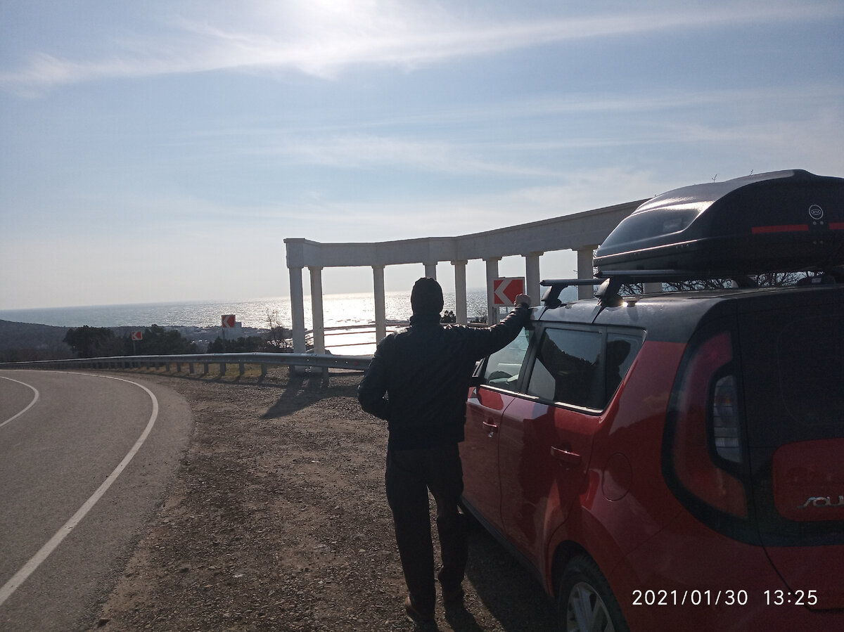 дорога на Большой Утриш из Анапы