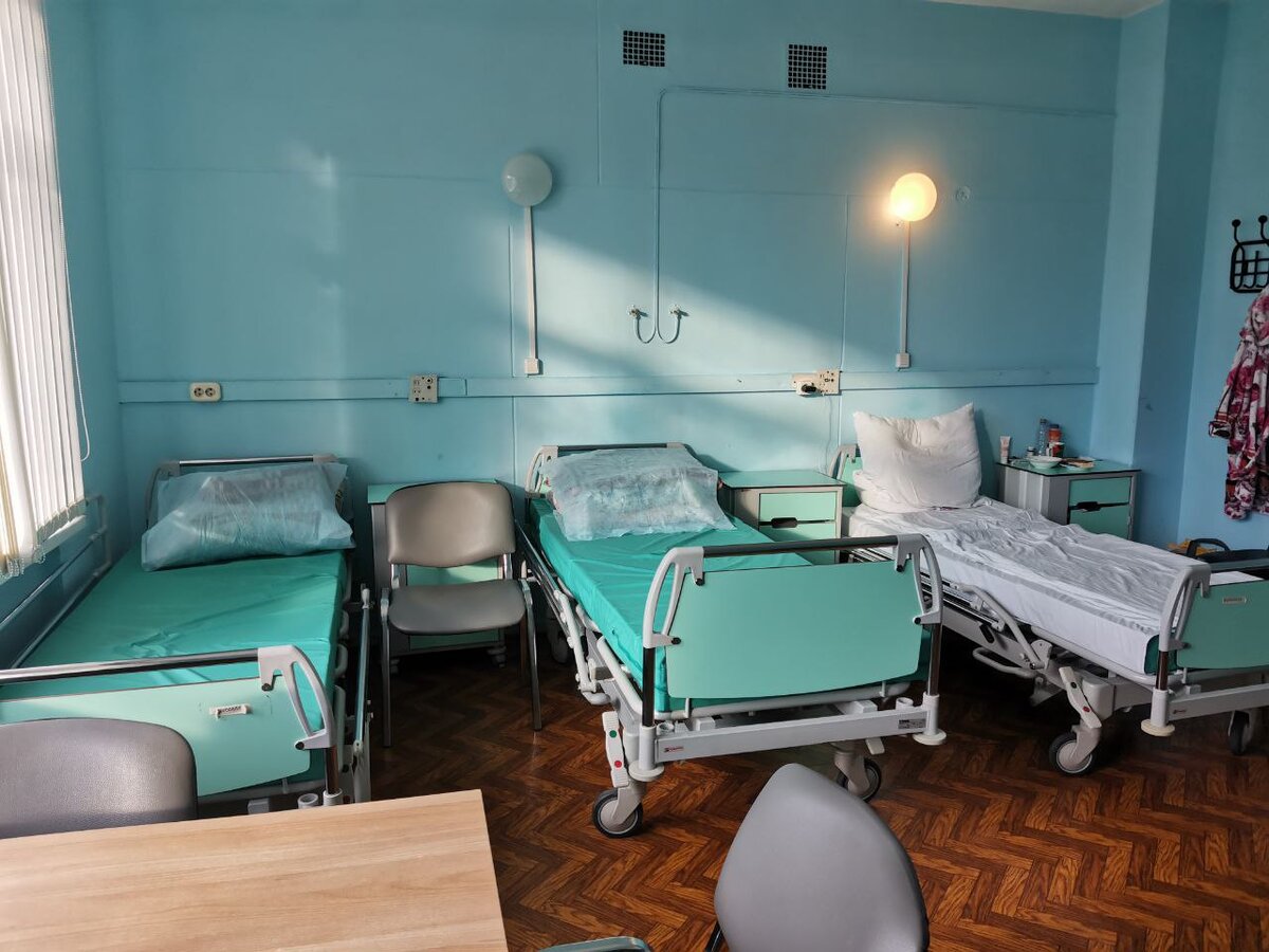 Наша палата. Чистая, светлая, теплая. Фото автора