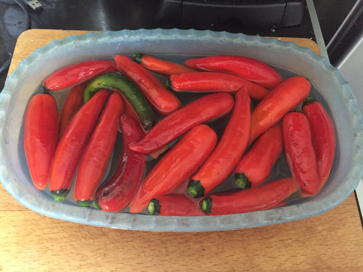 Залила перец кипятком
