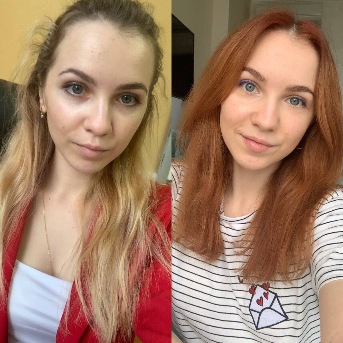 За 3 года изменилось не только место жительства, профессия и уровень дохода, но и внешность. Появилась расслабленность и будто даже молодость)