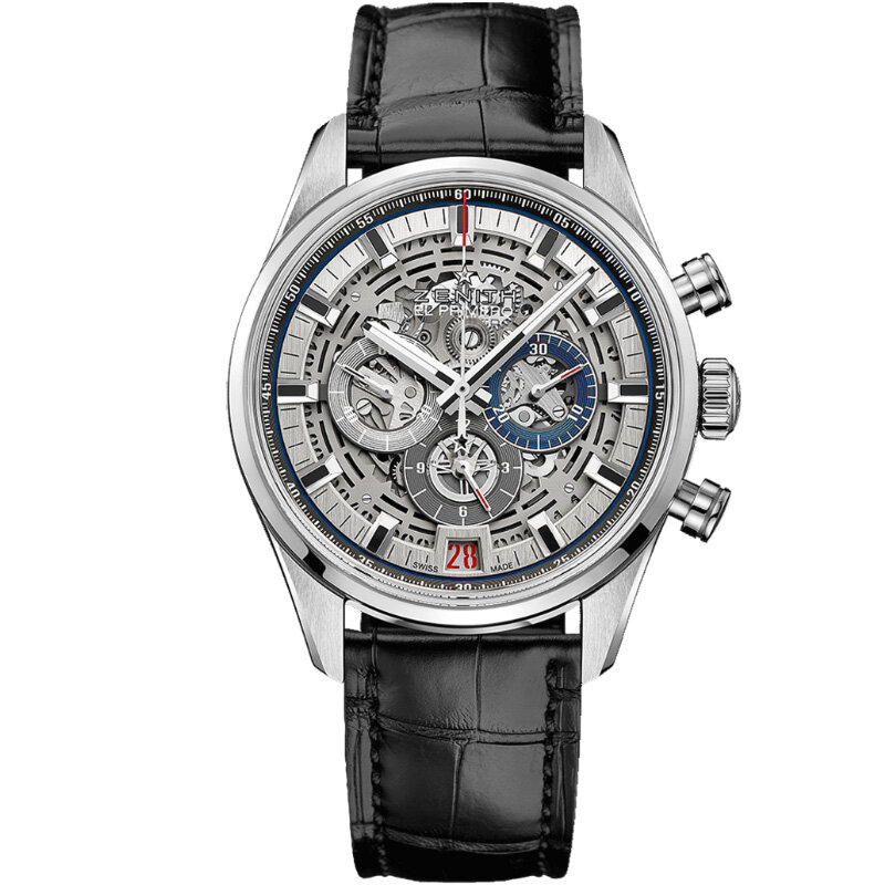 Хронограф Zenith Chronomaster El Primero Full Open в 42 мм корпусе из стали со скелетонизированным циферблатом