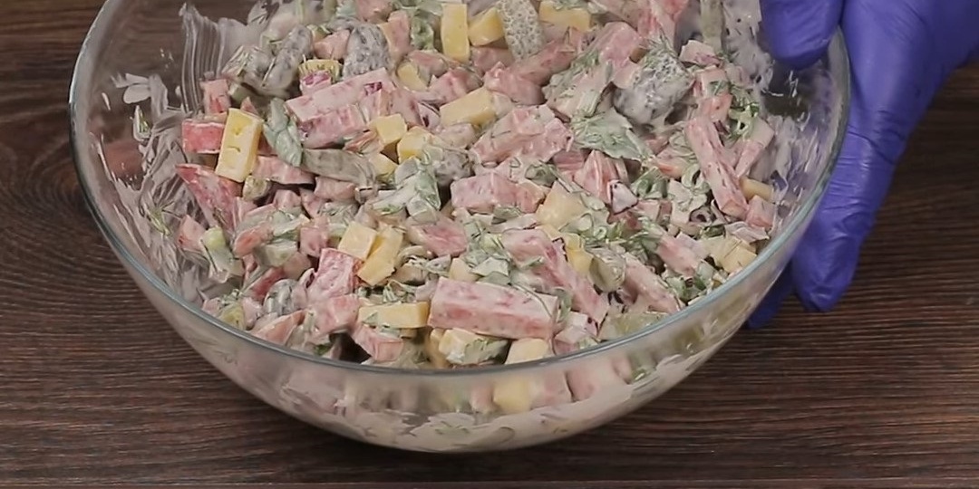 Вкусный салат «Старый Мюнхен»