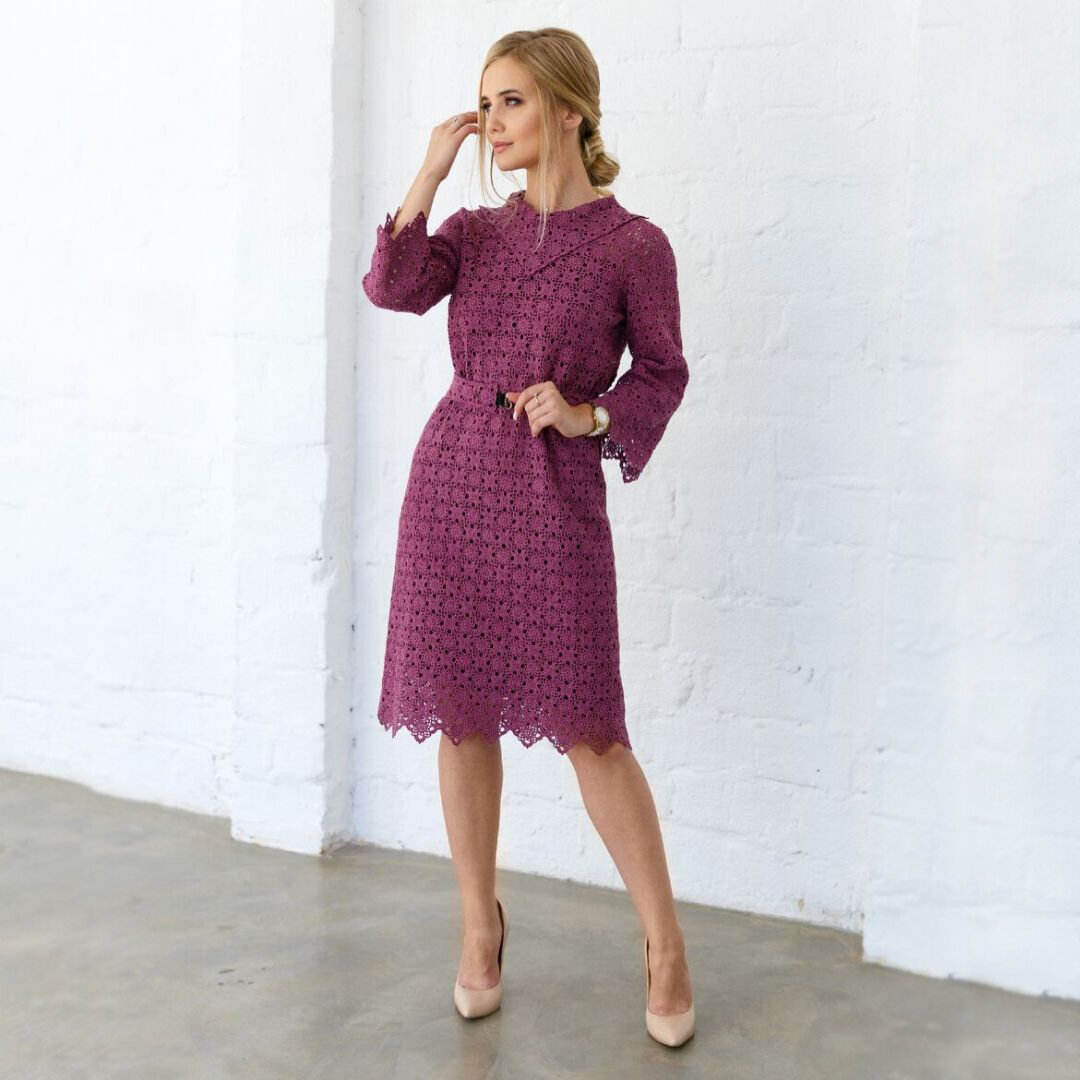 Фото платье "Сливовое" Фото из личного архива