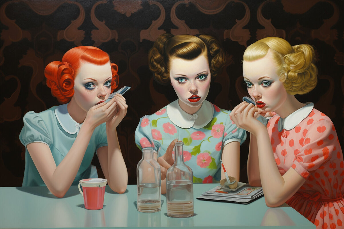 три девицы за углом 