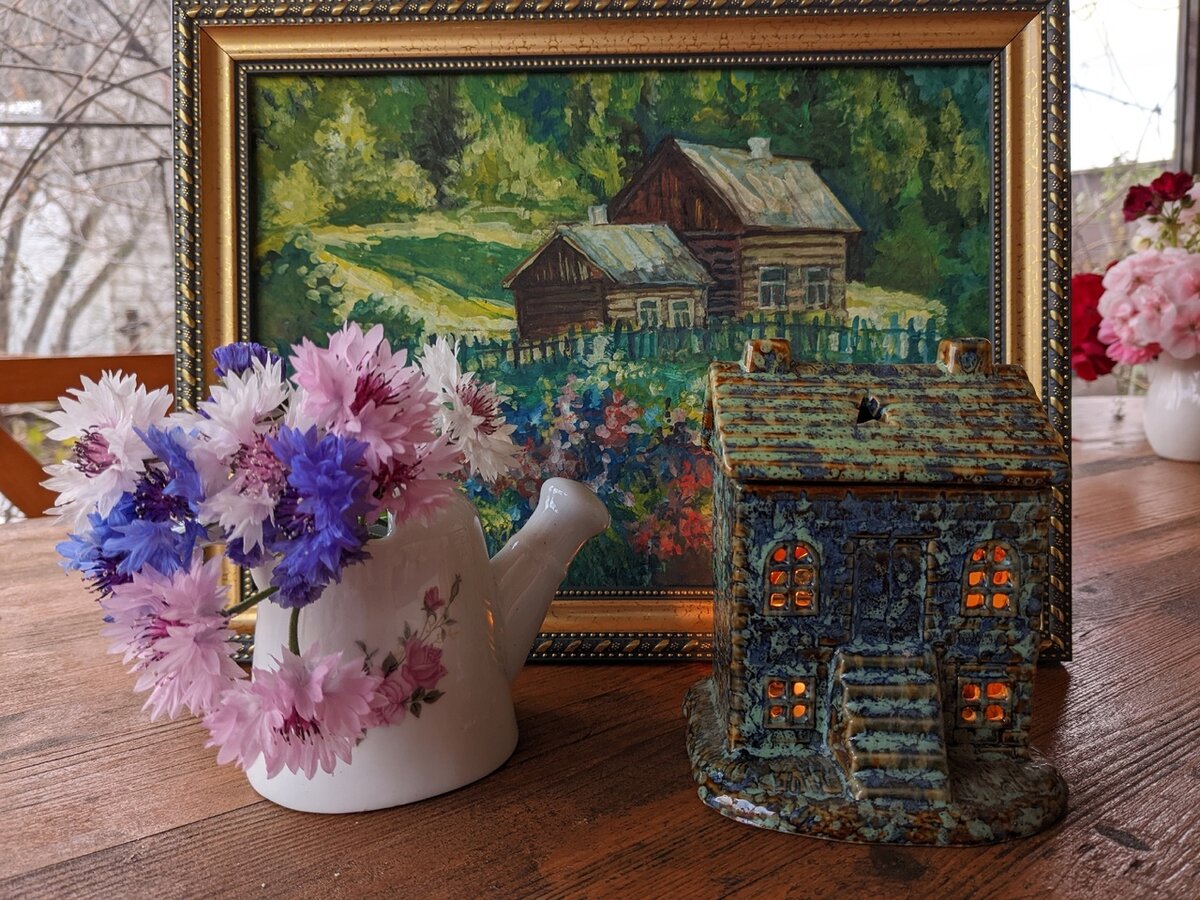 Деревенские домики - одна из любимых тем в декоре моей дачи