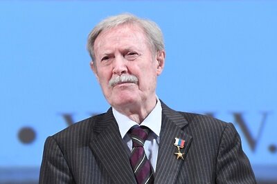    Народный артист СССР, художественный руководитель Государственного академического Малого театра Юрий Соломин ©Екатерина Чеснокова РИА Новости