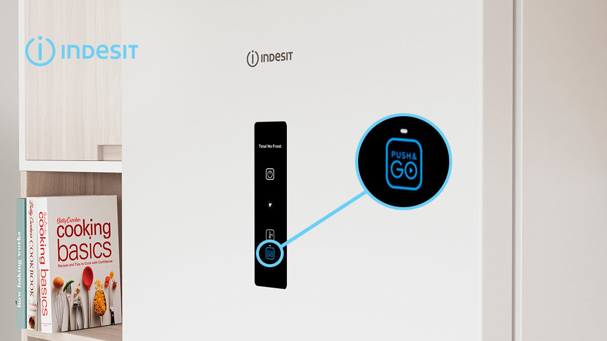 Функция Push&Go¹ в холодильнике Indesit ITR 5200 W 