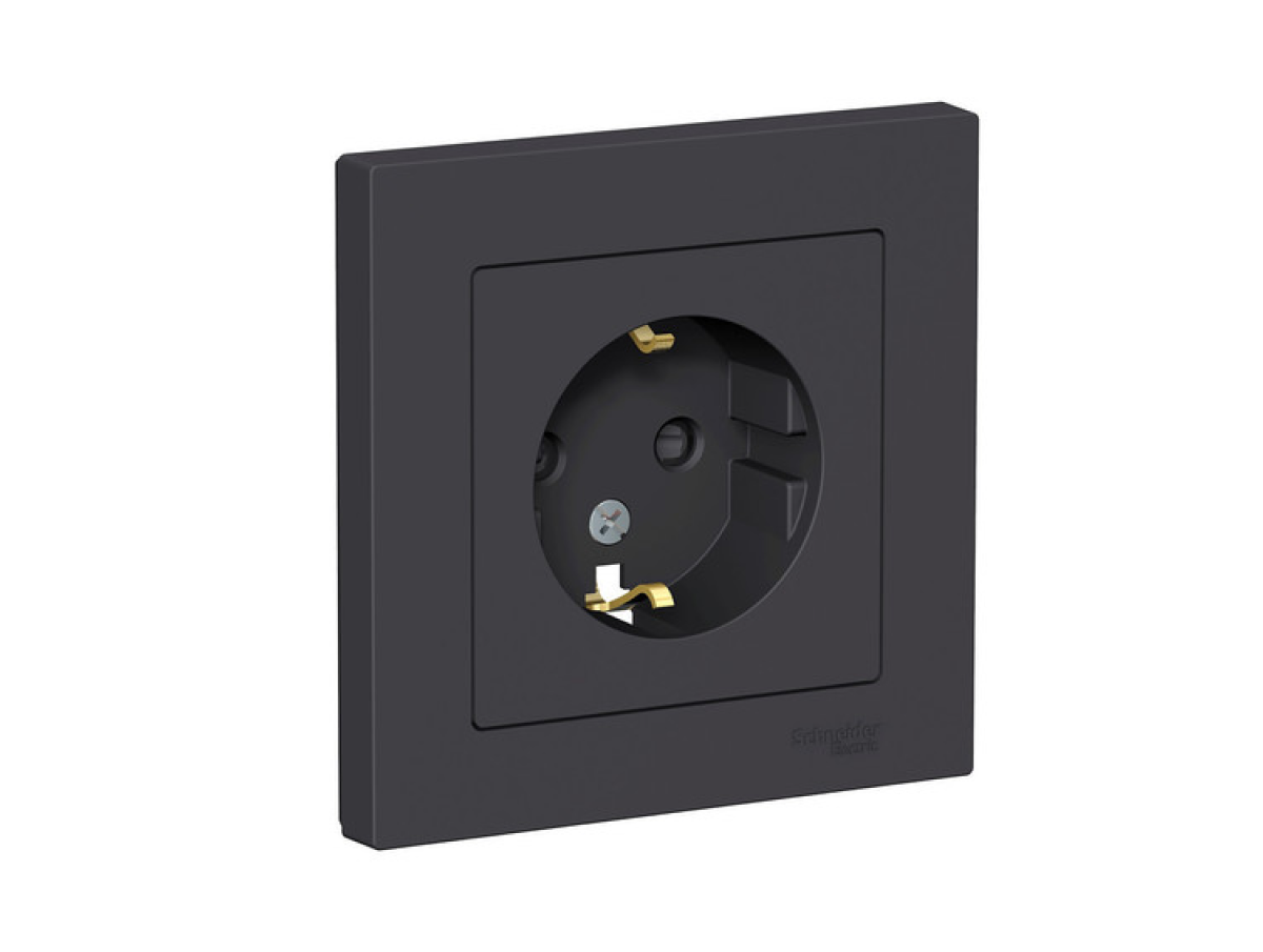 Одинарная розетка Schneider Electric серия Atlas Design