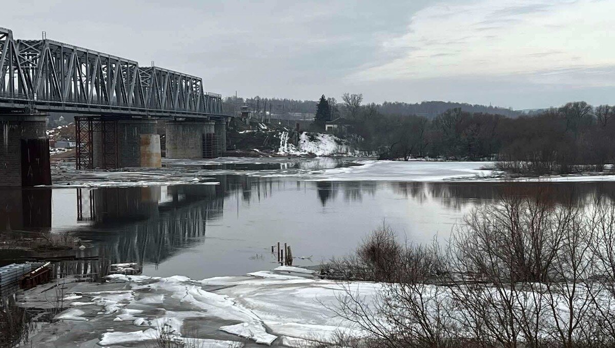 Уровень воды в реке Оке под Серпуховом превысил 144 см