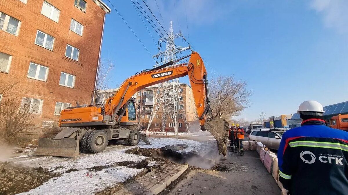 В дома на правом берегу начали возвращать тепло после аварии | Проспект Мира  | Дзен