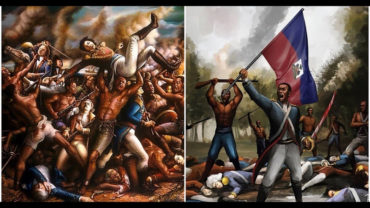 Гаитянская революция, по итогам которой Республика Гаити стала первым независимым государством в Латинской Америке