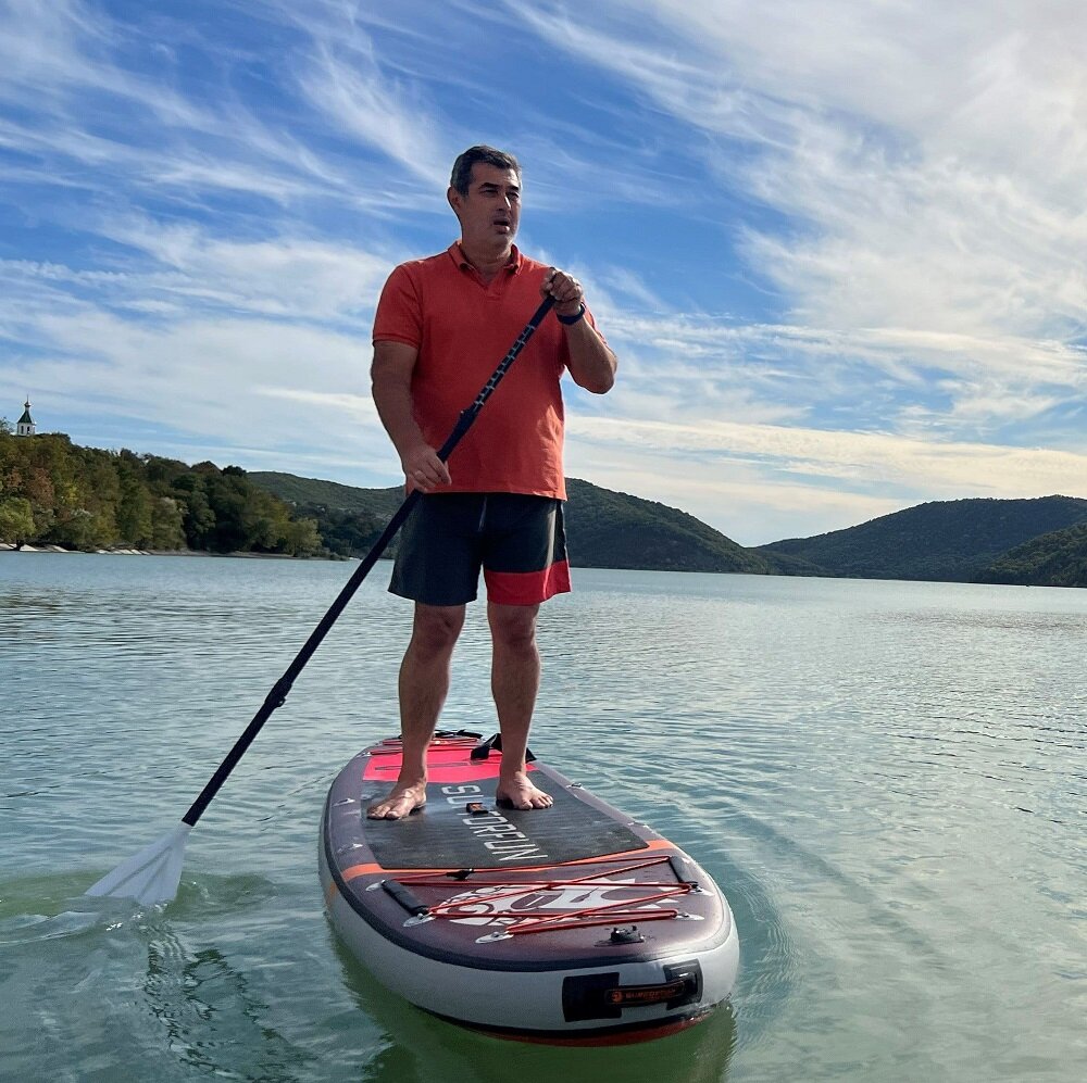 Морская прогулка в Абхазии на сапе бренда SUPFOFUN NEO