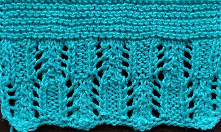 Лицевая сторона узора