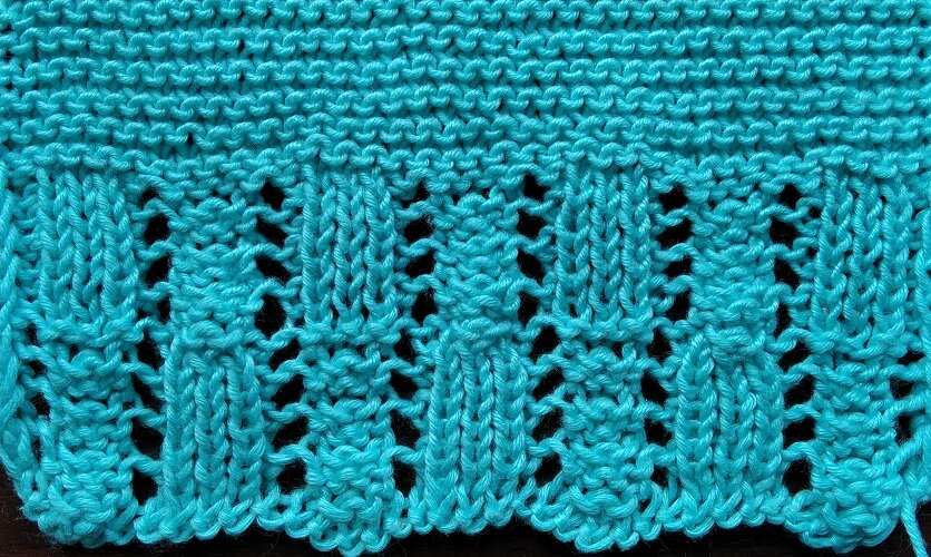 Изнаночная сторона узора