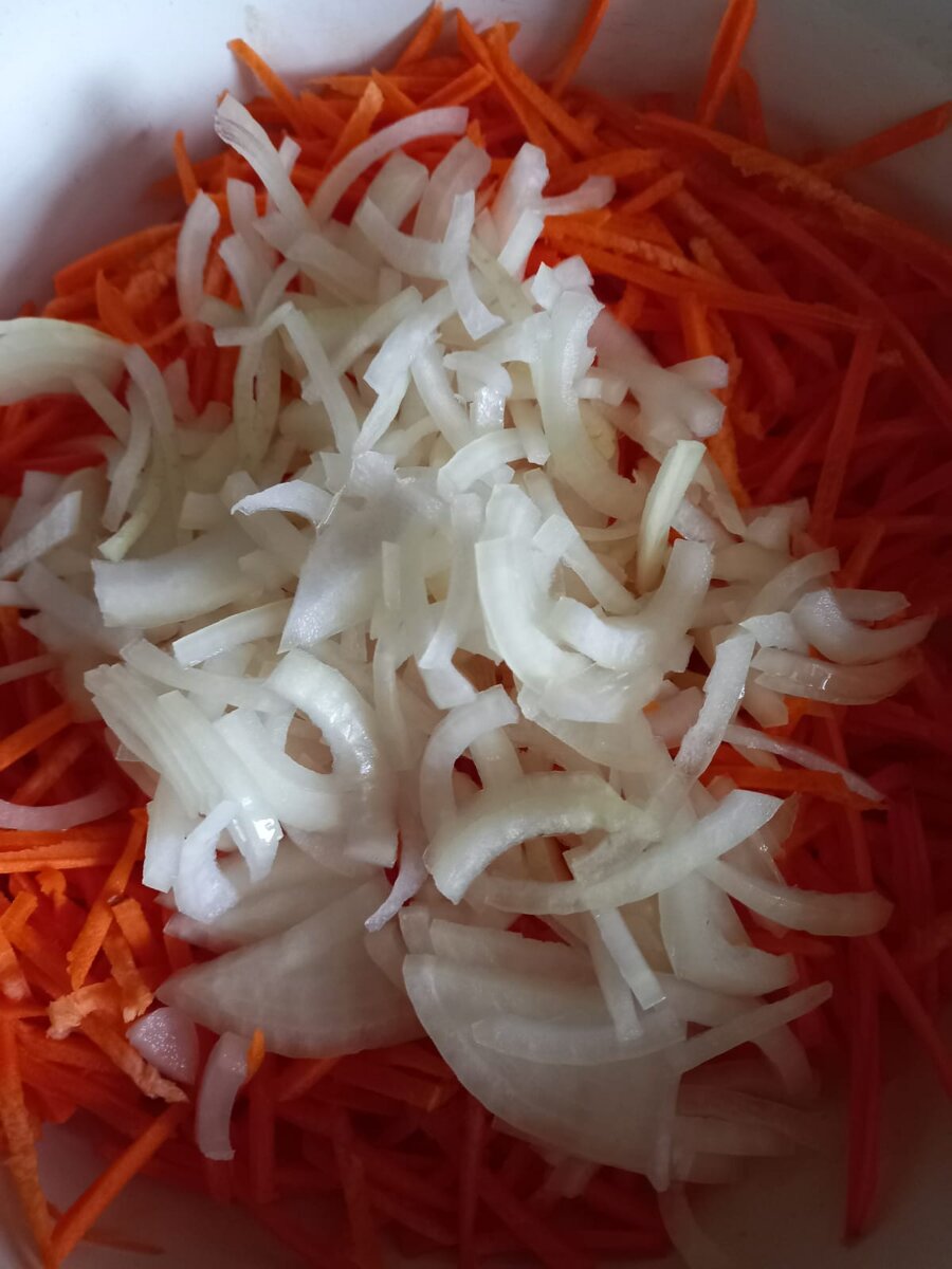 Нарезанные овощи